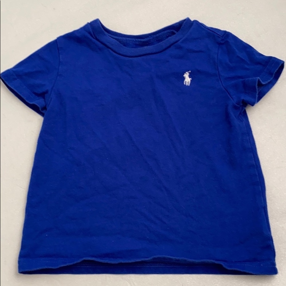 Ralph Lauren blue short sleeve t-shirt 24 mo